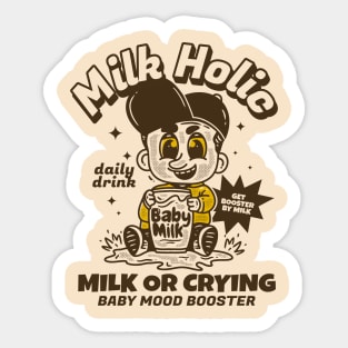 Milk holic Sticker